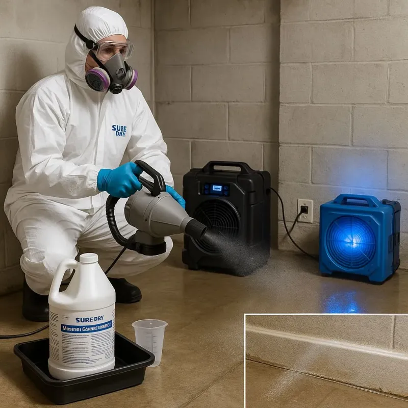 Sanitization and Odor Removal process in East Hanover, NJ