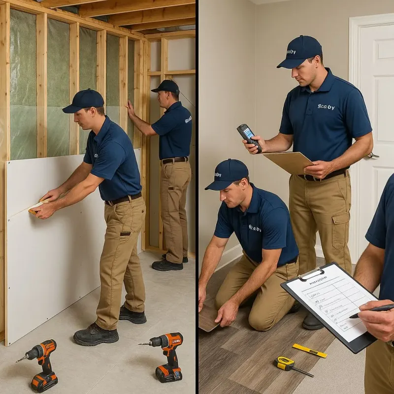 Repairs and Reconstruction process in East Hanover, NJ